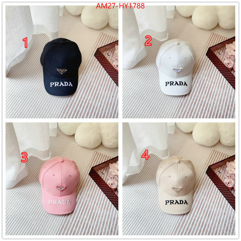 Cap(Hat)-Prada where can i buy the best 1:1 original ID: HY1788 $: 27USD