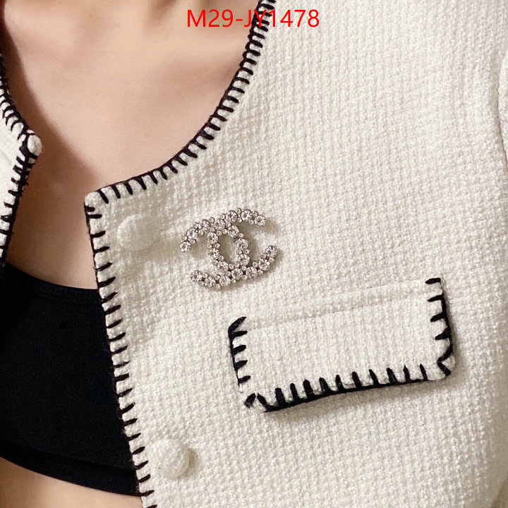 Jewelry-Chanel,replica shop ID: JY1478,$: 29USD