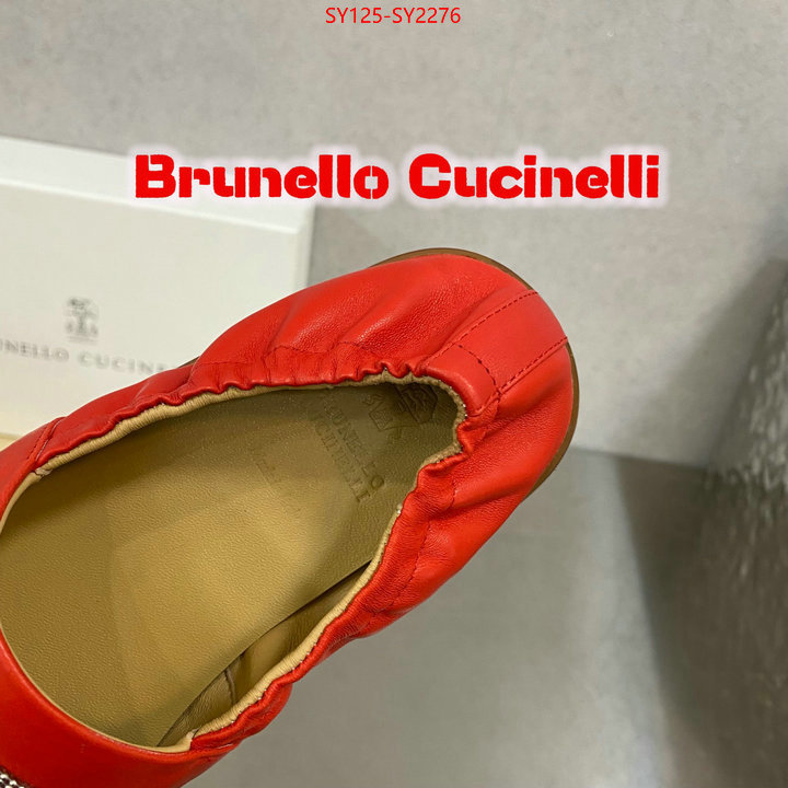 Women Shoes-Brunello cucinelli customize the best replica ID: SY2276 $: 125USD