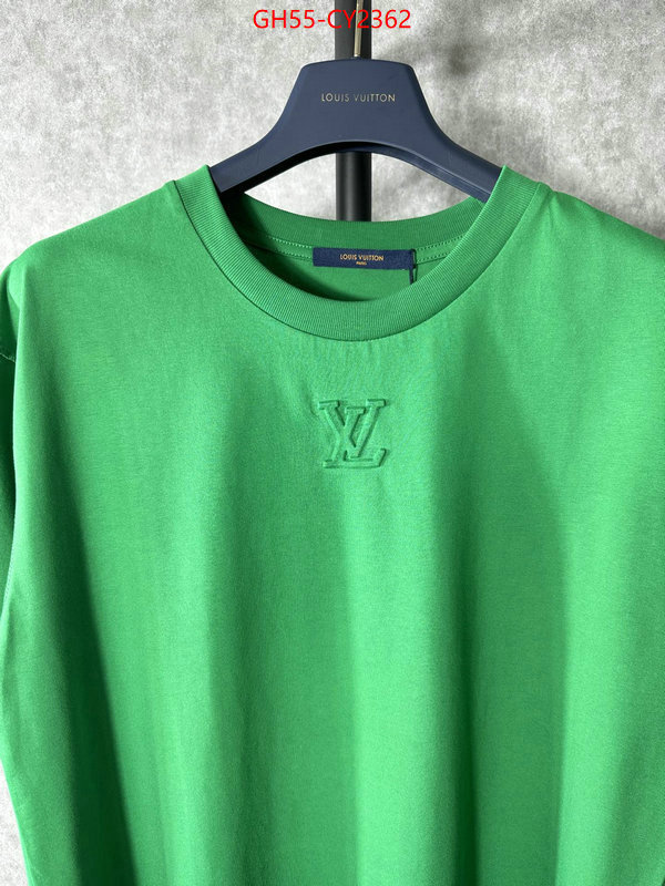 Clothing-LV top fake designer ID: CY2362 $: 55USD