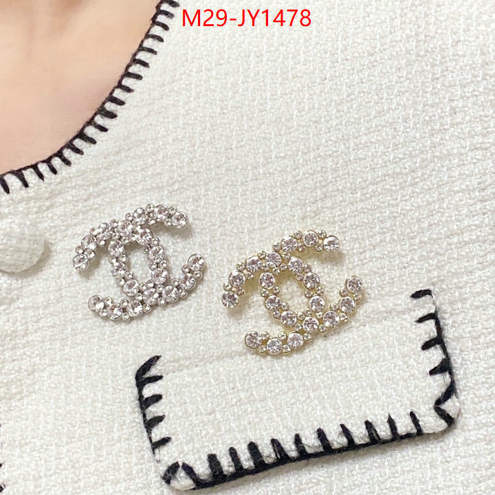 Jewelry-Chanel,replica shop ID: JY1478,$: 29USD