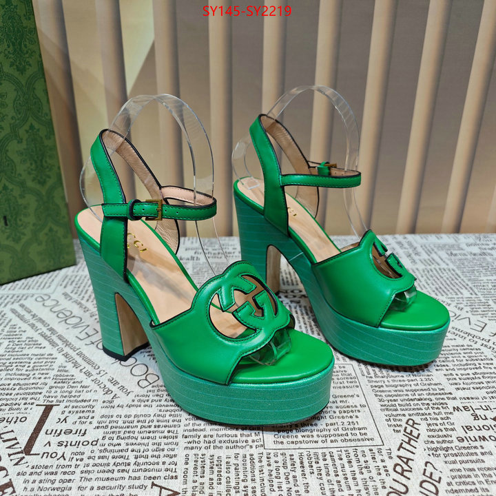 Women Shoes-Gucci best replica new style ID: SY2219 $: 145USD