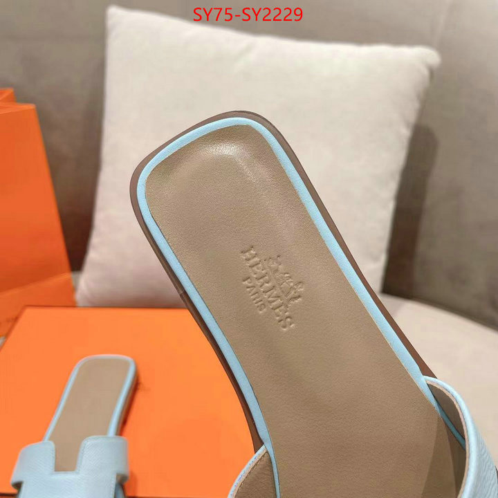 Women Shoes-Hermes best replica new style ID: SY2229 $: 75USD