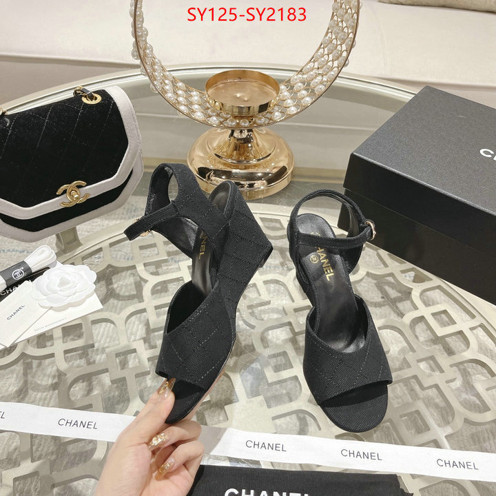 Women Shoes-Chanel luxury ID: SY2183 $: 125USD