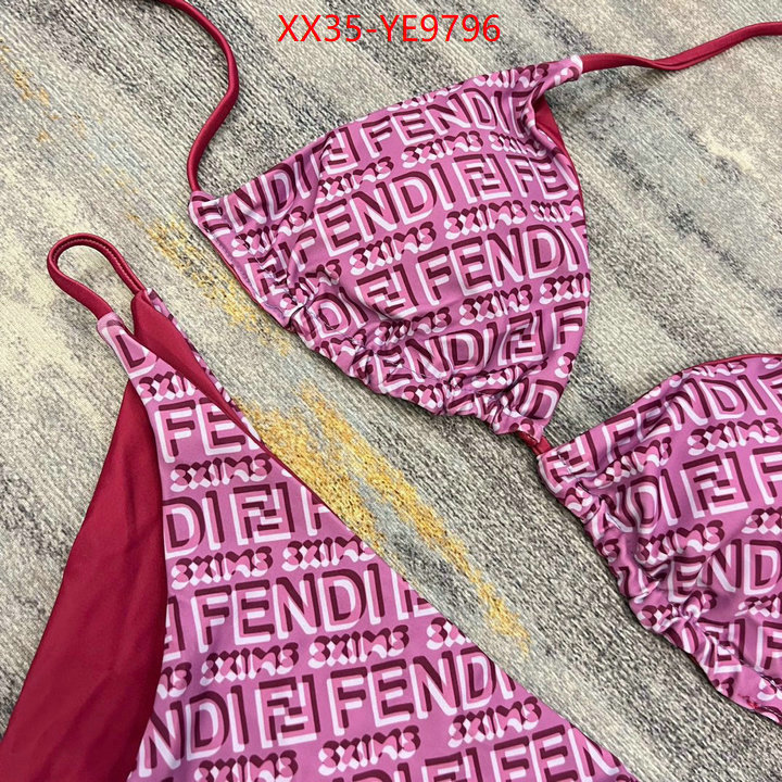 Swimsuit-Fendi,designer replica ID: YE9796,$: 35USD