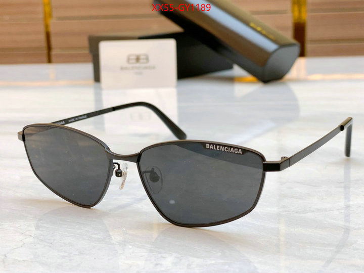 Glasses-Balenciaga,counter quality ID: GY1189,$: 55USD