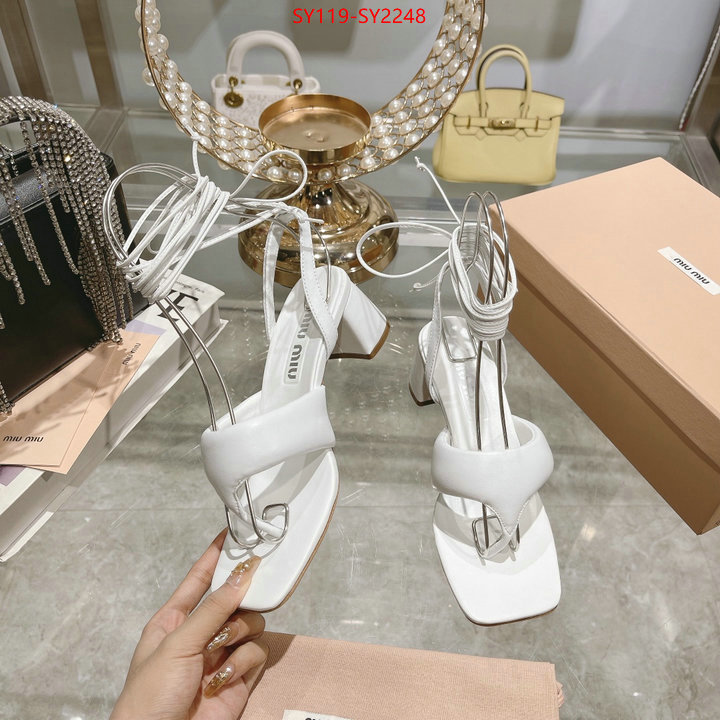 Women Shoes-Miu Miu where to buy replicas ID: SY2248 $: 119USD