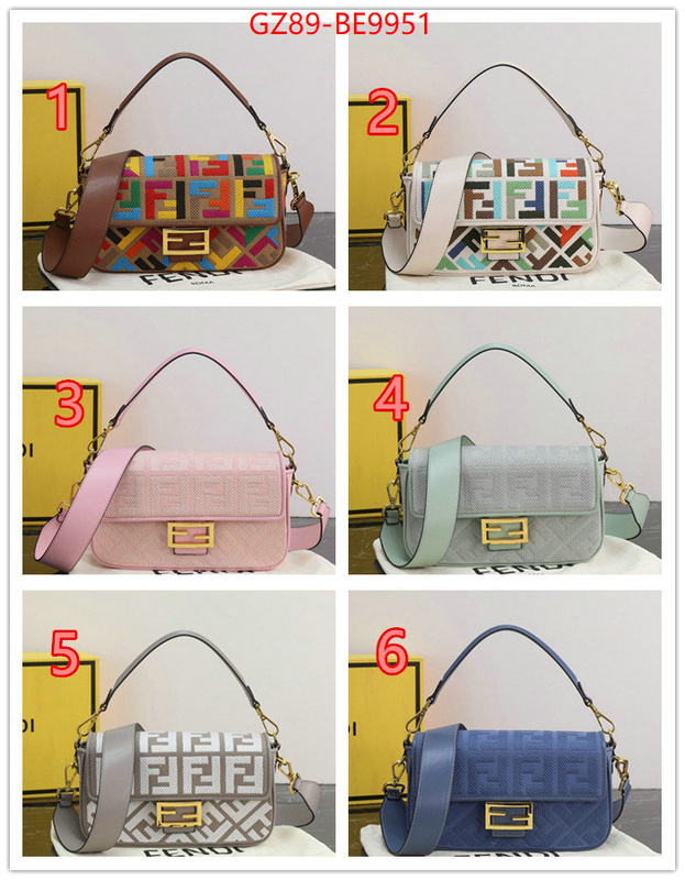 Fendi Bags(4A)-Baguette-,cheap high quality replica ID: BE9951,$: 89USD