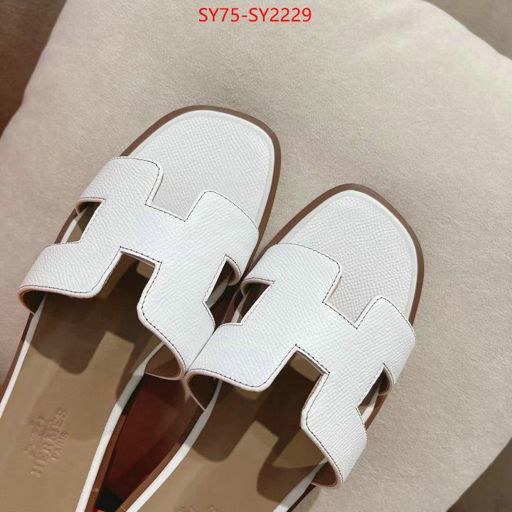 Women Shoes-Hermes best replica new style ID: SY2229 $: 75USD