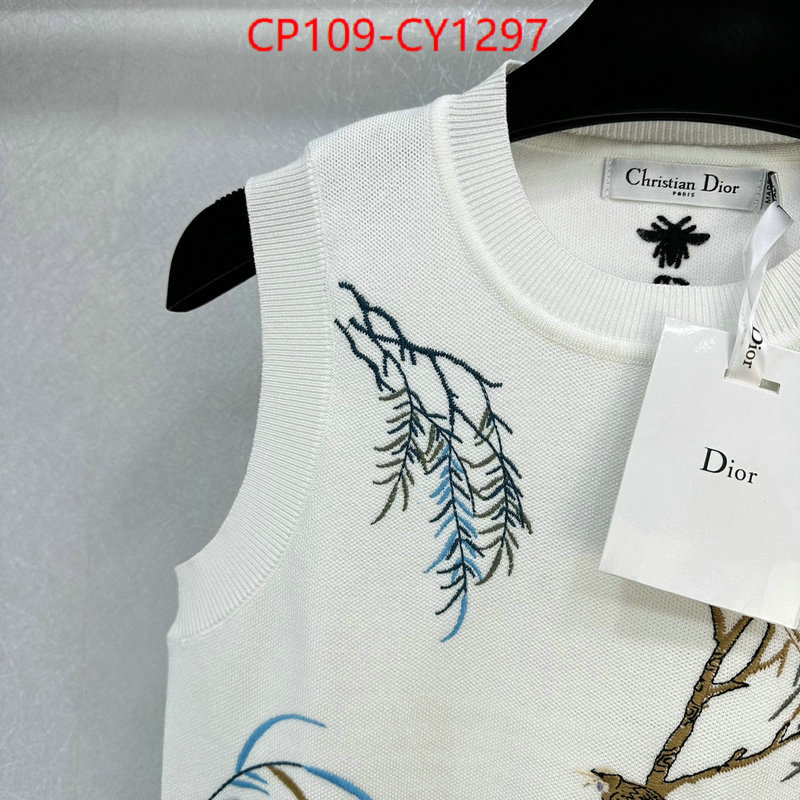 Clothing-Dior,shop designer replica ID: CY1297,$: 109USD