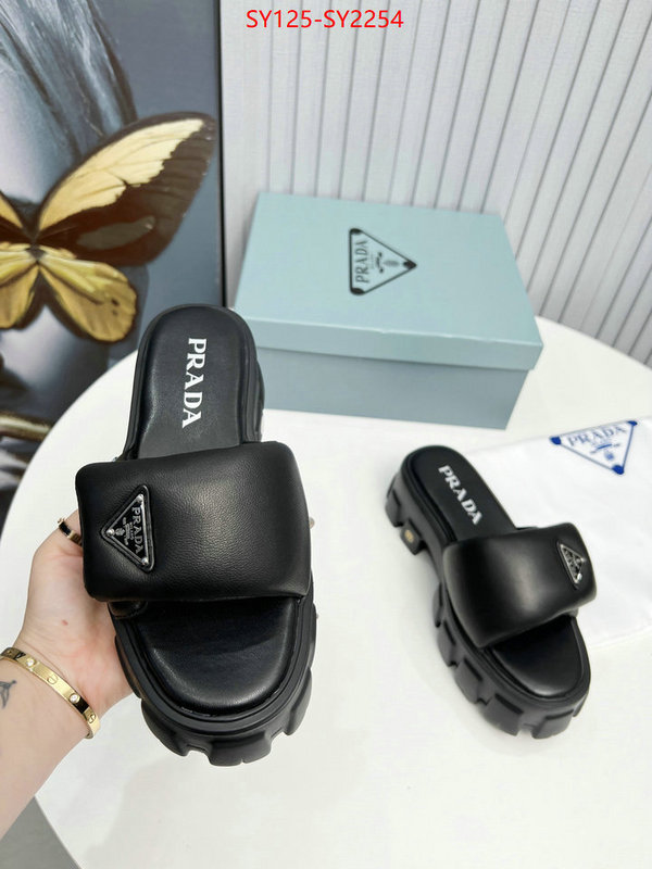 Women Shoes-Prada aaaaa class replica ID: SY2254 $: 125USD