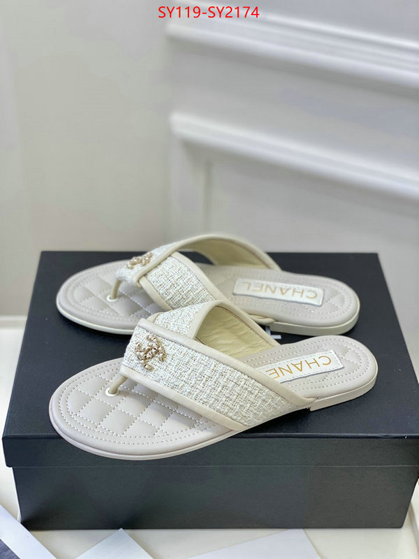 Women Shoes-Chanel aaaaa+ class replica ID: SY2174 $: 119USD