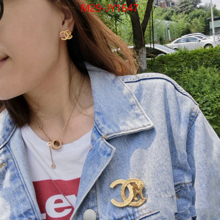 Jewelry-Chanel,outlet 1:1 replica ID: JY1647,$: 29USD