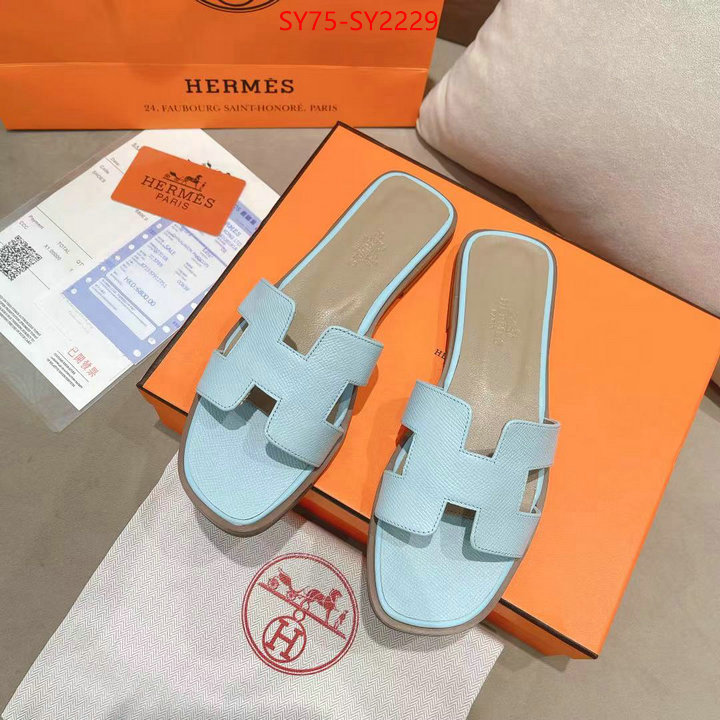 Women Shoes-Hermes best replica new style ID: SY2229 $: 75USD