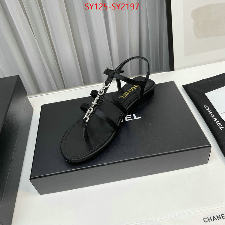 Women Shoes-Chanel best replica 1:1 ID: SY2197 $: 125USD