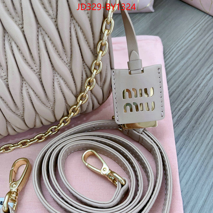 Miu Miu Bags(TOP)-Diagonal-,how to find replica shop ID: BY1324,$: 329USD