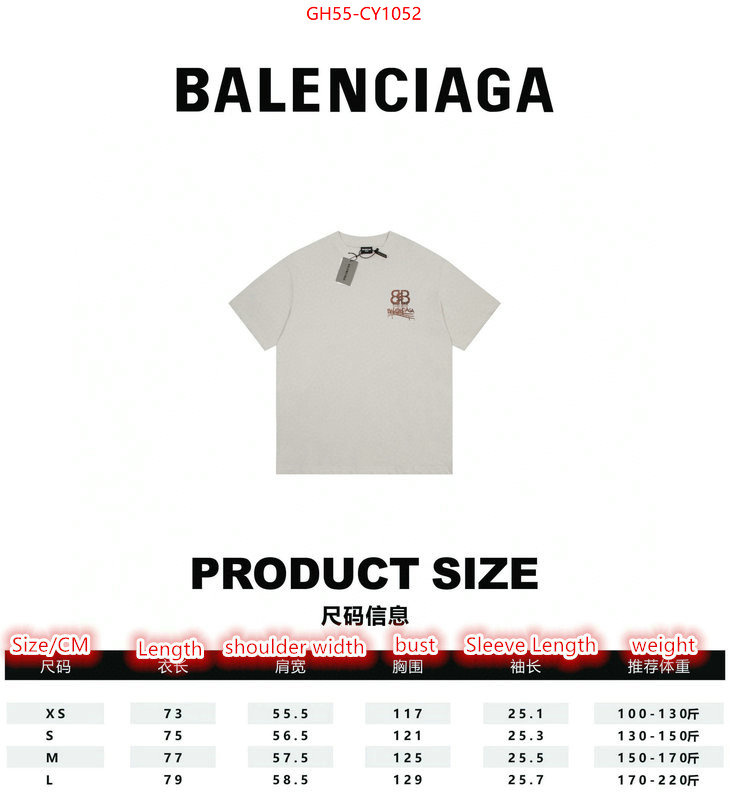 Clothing-Balenciaga,7 star ID: CY1052,$: 55USD