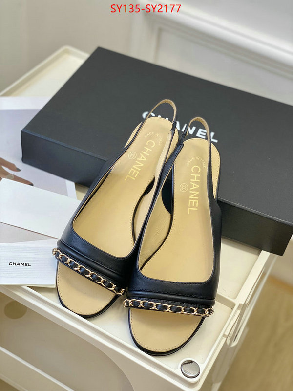 Women Shoes-Chanel high quality 1:1 replica ID: SY2177 $: 135USD