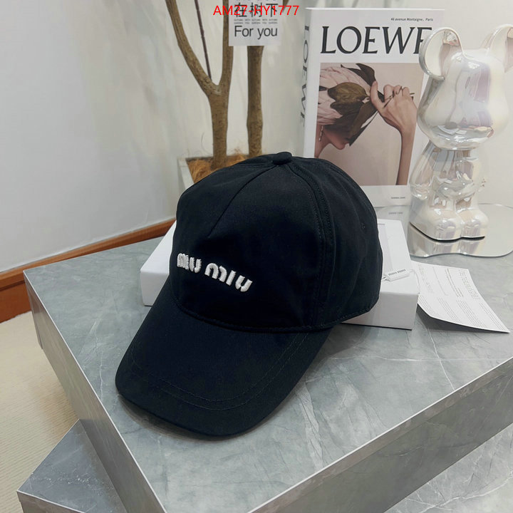 Cap(Hat)-Miu Miu 7 star quality designer replica ID: HY1777 $: 27USD