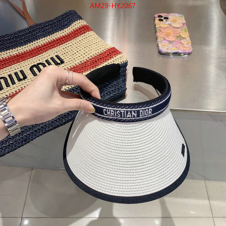 Cap (Hat)-Dior aaaaa+ replica designer ID: HY2067 $: 29USD