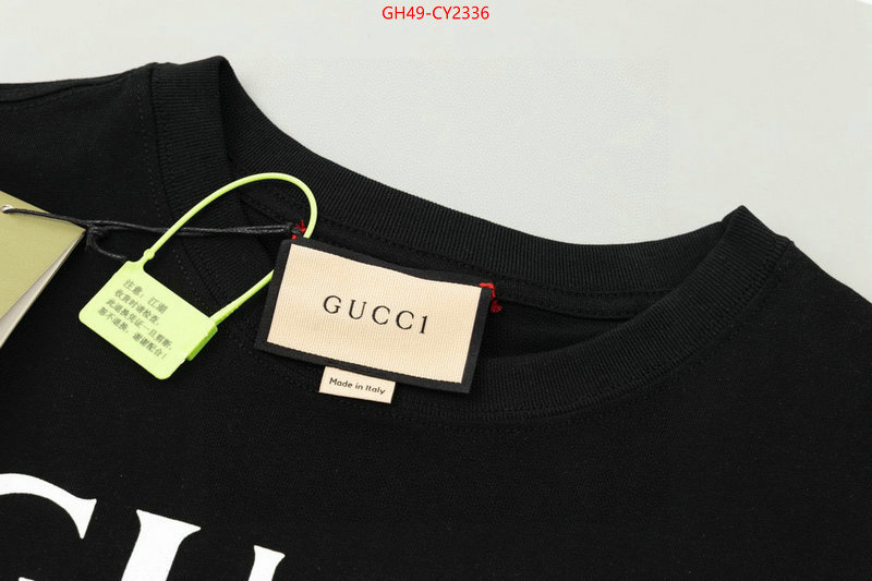 Clothing-Gucci hot sale ID: CY2336 $: 49USD