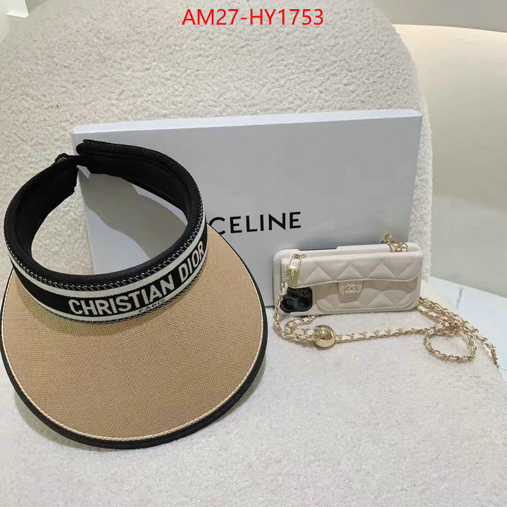 Cap (Hat)-Dior top quality fake ID: HY1753 $: 27USD