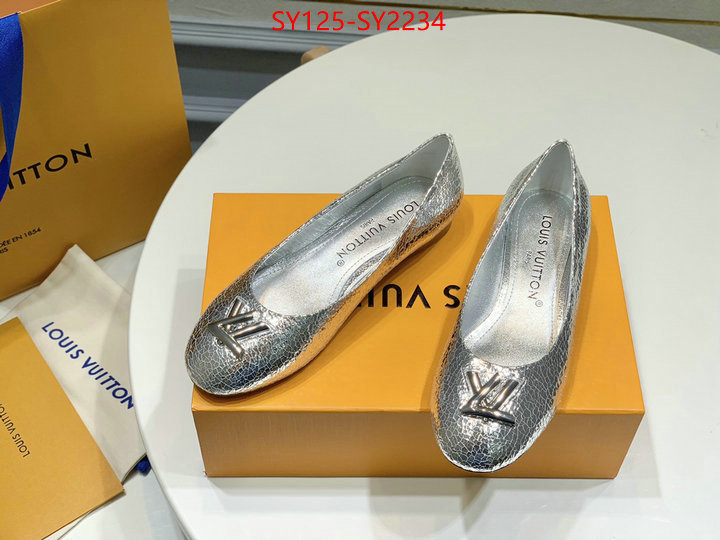 Women Shoes-LV the highest quality fake ID: SY2234 $: 125USD