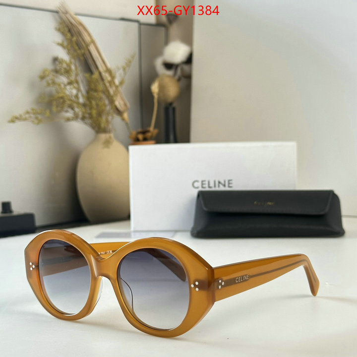 Glasses-CELINE,we provide top cheap aaaaa ID: GY1384,$: 65USD