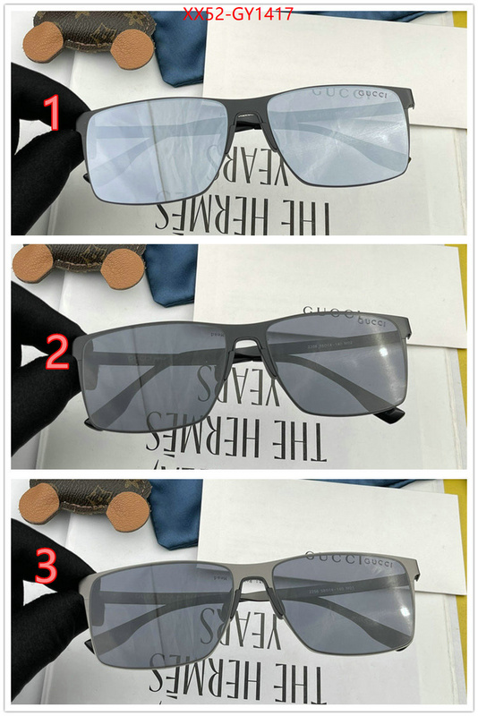 Glasses-Gucci,best quality fake ID: GY1417,$: 52USD