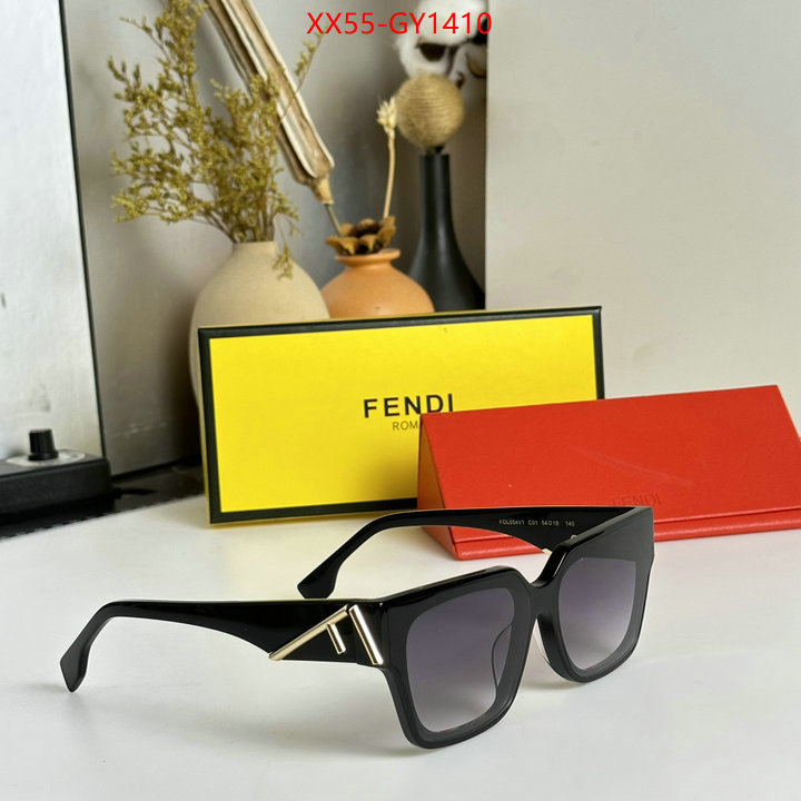 Glasses-Fendi,2023 replica wholesale cheap sales online ID: GY1410,$: 55USD