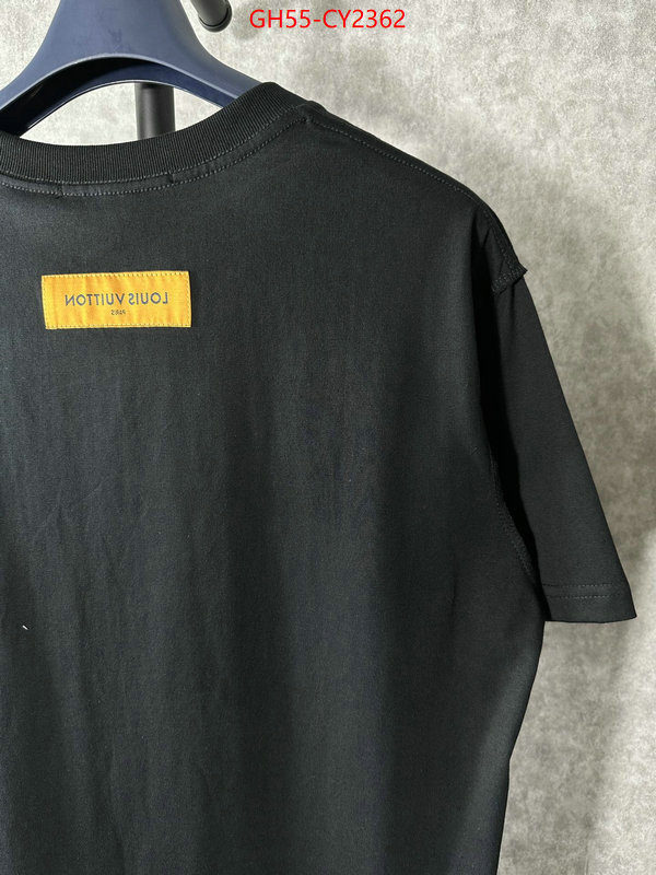 Clothing-LV top fake designer ID: CY2362 $: 55USD