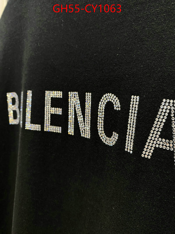 Clothing-Balenciaga,designer 1:1 replica ID: CY1063,$: 55USD