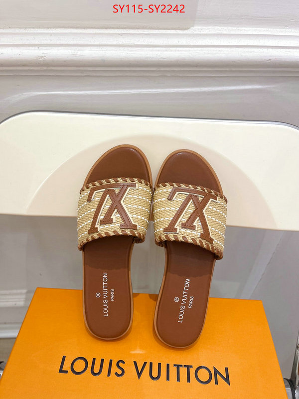 Women Shoes-LV best wholesale replica ID: SY2242 $: 115USD