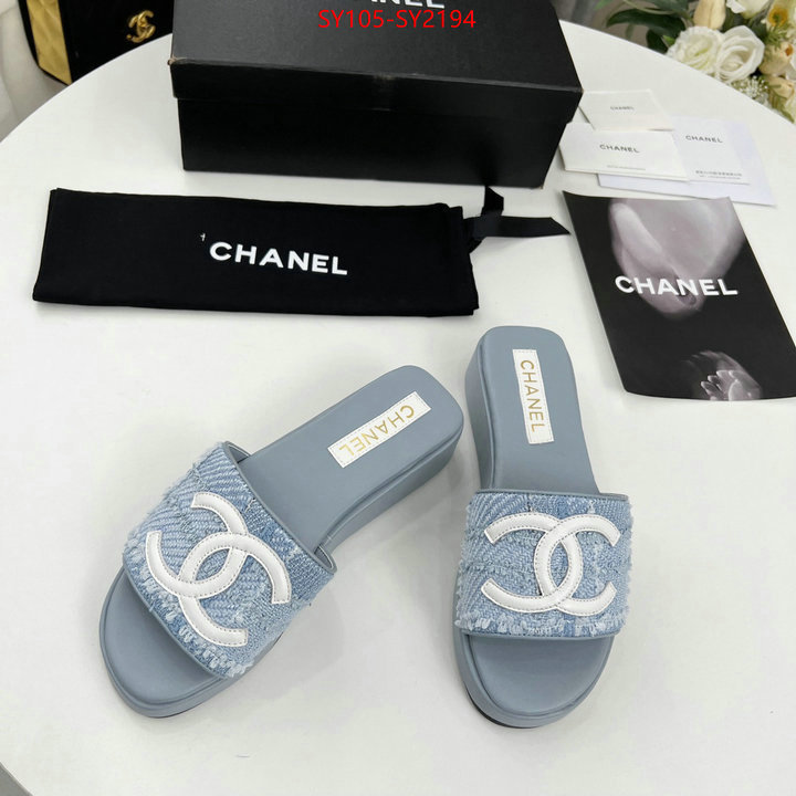 Women Shoes-Chanel 2023 replica wholesale cheap sales online ID: SY2194 $: 105USD