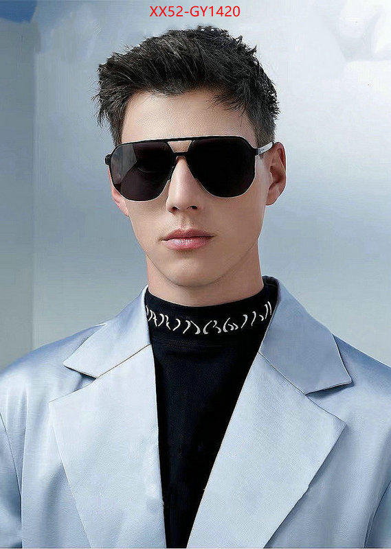 Glasses-Gucci,shop the best high authentic quality replica ID: GY1420,$: 52USD