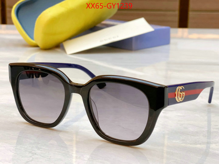 Glasses-Gucci,replica aaaaa+ designer ID: GY1239,$: 65USD