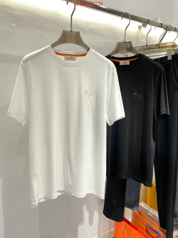 Clothing-Hermes,website to buy replica ID: CY176,$: 55USD