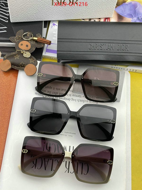 Glasses-Dior,designer fashion replica ID: GY1216,$: 39USD