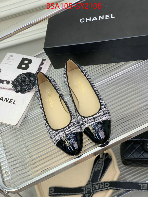 Women Shoes-Chanel aaaaa+ replica designer ID: SY2106 $: 105USD