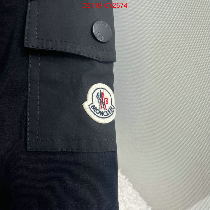 Clothing-Moncler hot sale ID: CY2674 $: 119USD