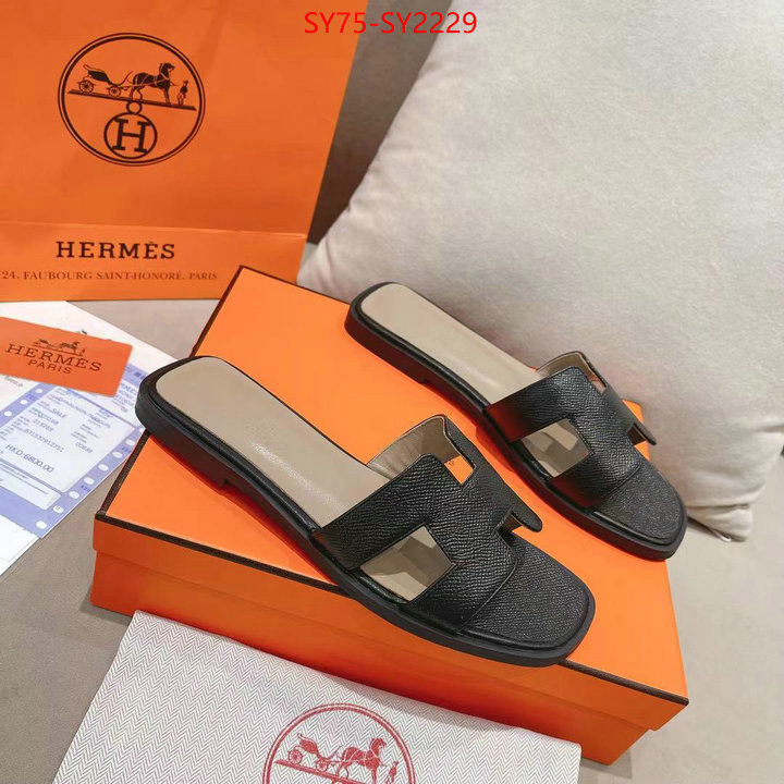 Women Shoes-Hermes best replica new style ID: SY2229 $: 75USD