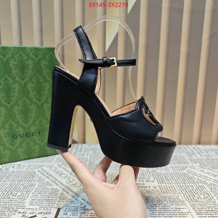 Women Shoes-Gucci best replica new style ID: SY2219 $: 145USD