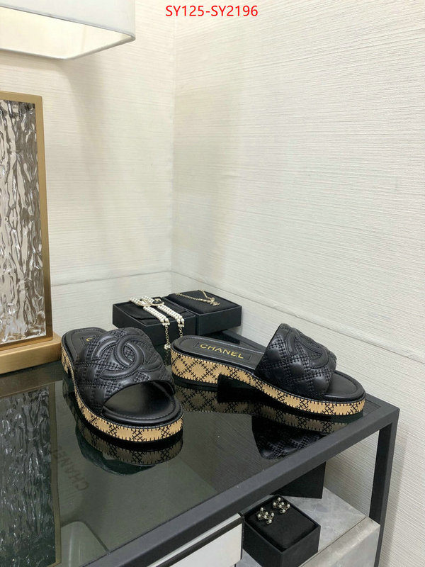 Women Shoes-Chanel where to find the best replicas ID: SY2196 $: 125USD