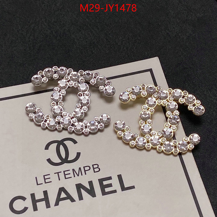 Jewelry-Chanel,replica shop ID: JY1478,$: 29USD