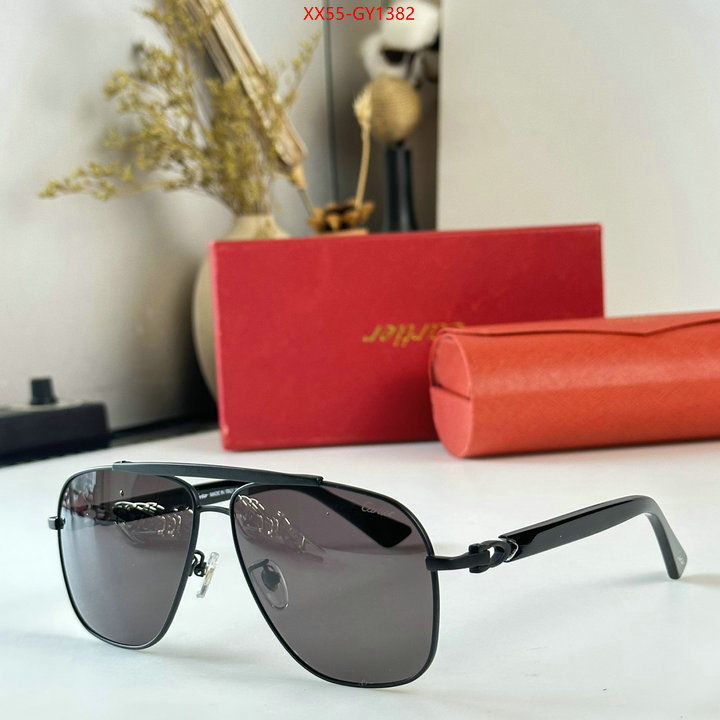 Glasses-Cartier,2023 replica wholesale cheap sales online ID: GY1382,$: 55USD
