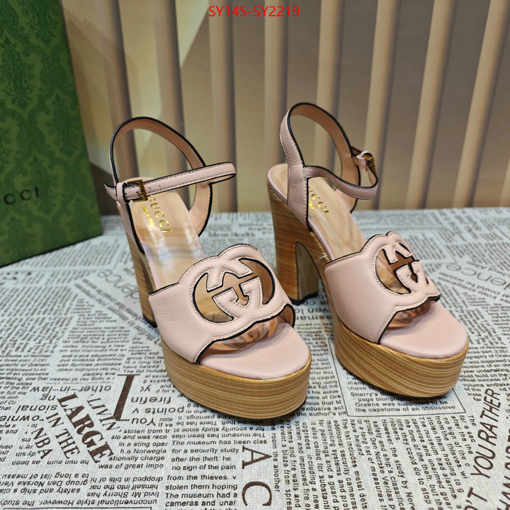 Women Shoes-Gucci best replica new style ID: SY2219 $: 145USD