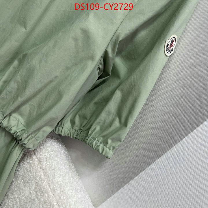 Clothing-Moncler knockoff highest quality ID: CY2729 $: 109USD