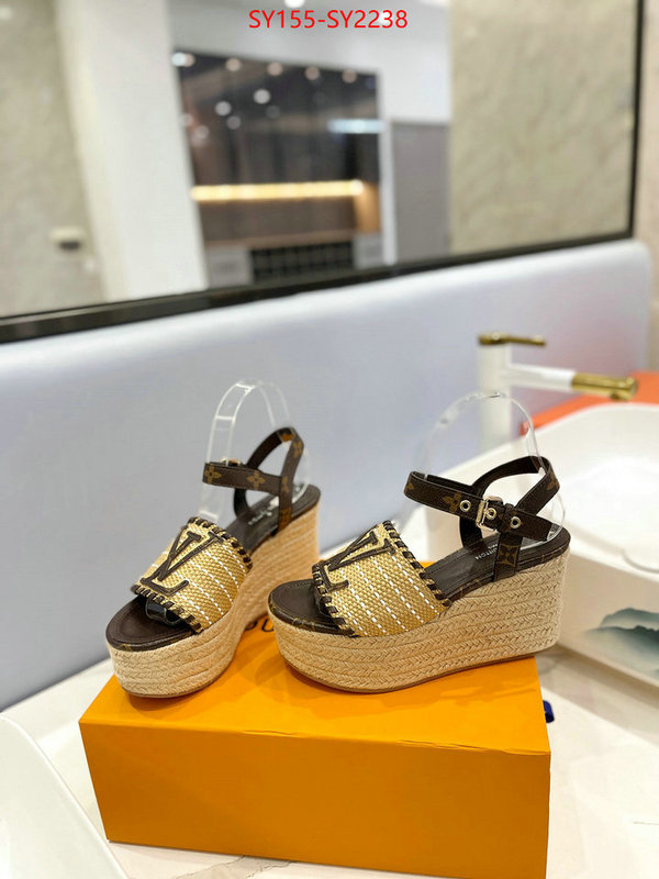 Women Shoes-LV luxury fashion replica designers ID: SY2238 $: 155USD