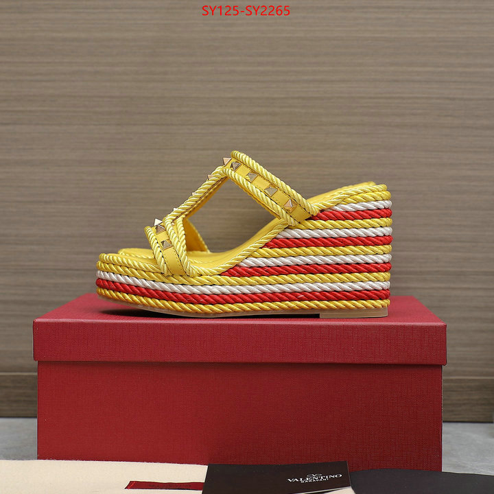 Women Shoes-Valentino high-end designer ID: SY2265 $: 125USD