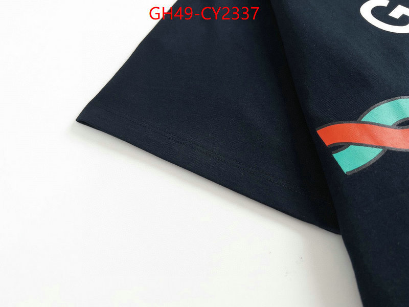 Clothing-Gucci exclusive cheap ID: CY2337 $: 49USD